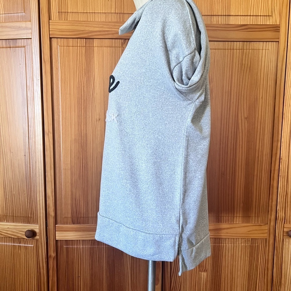Secret Treasures Large Oversized Coffee Sweatshirt Graphic Lightweight Cozy - Picture 6 of 7